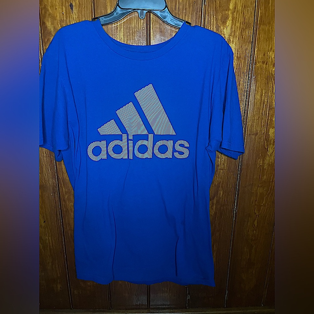 ADIDAS Blue Shirt Large.